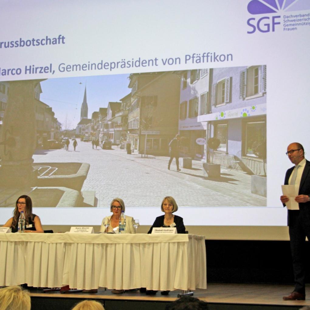 Gemeindepräsident Marco Hirzel